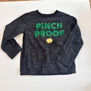 Way to Celebrate St Patricks Pinch Proof Graphic T Charcoal Gray 3T St pattys